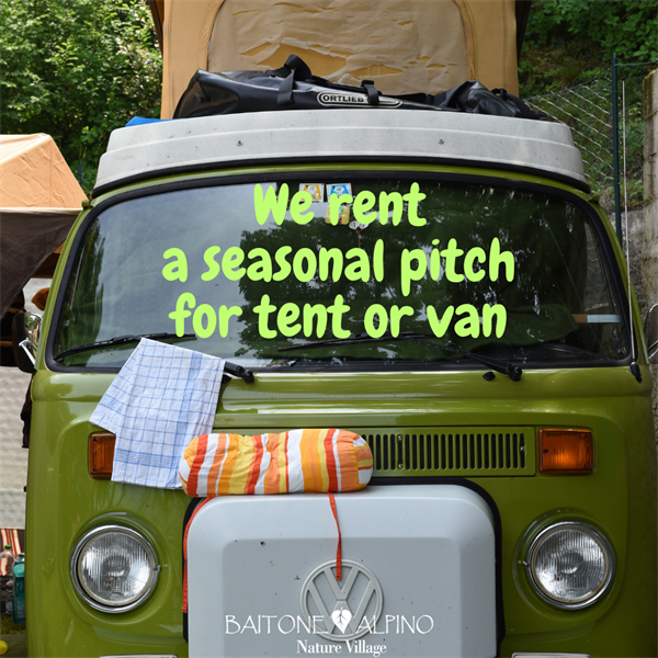 Seasonal pitch for rent